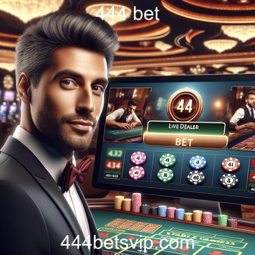 A Experiência Imersiva do Casino ao Vivo na 444 Bet