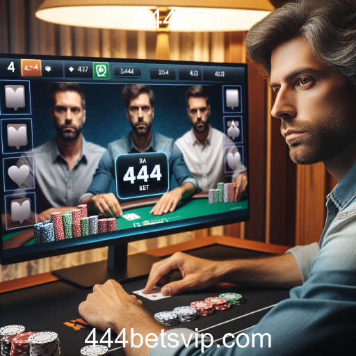 Poker Online: A Emoção da Jogo ao Alcance de um Clique no 444 Bet
